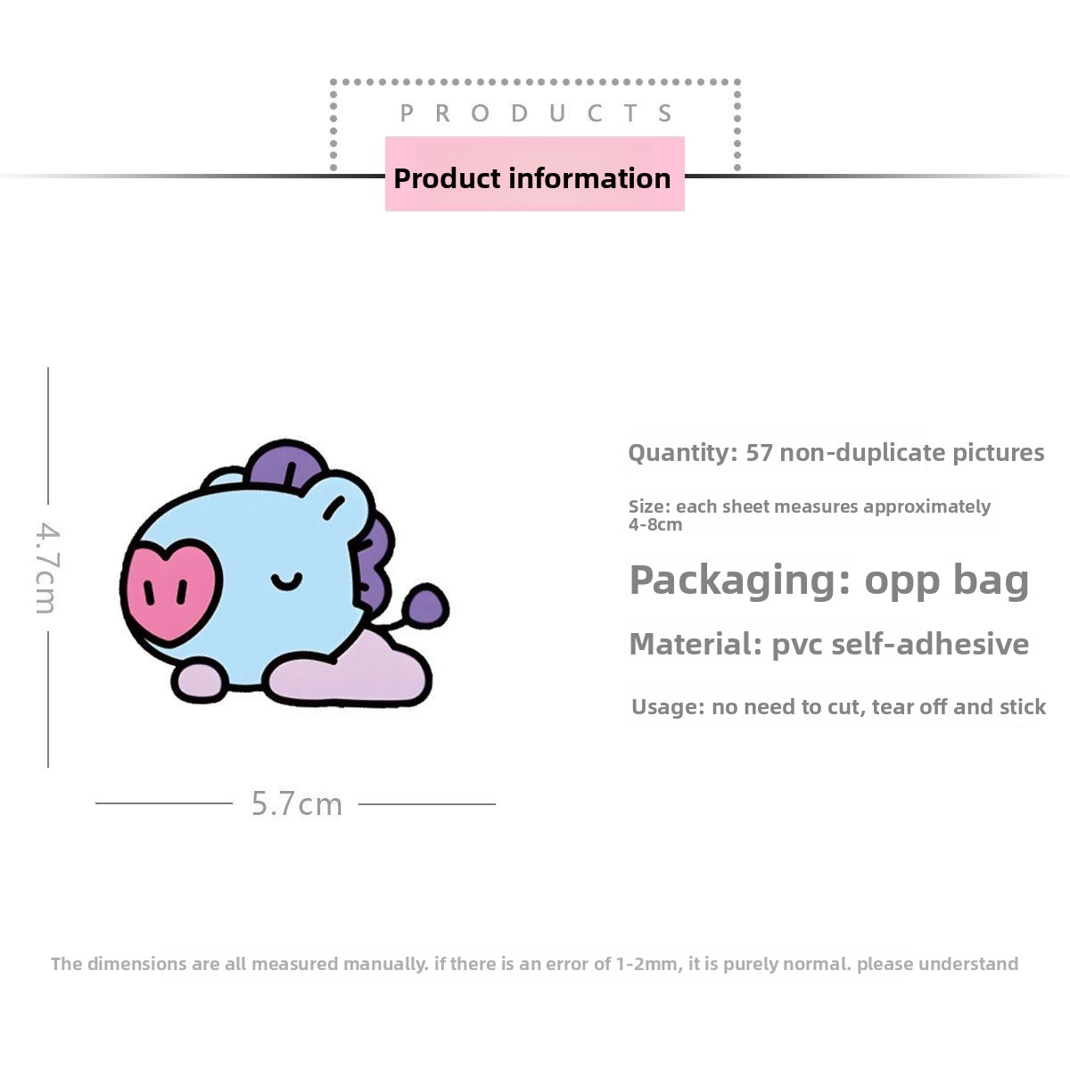 Autocollants mignons de dessin - Anime Merchandise Mugs avis et prix